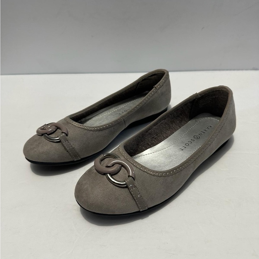 Karen Scott Amandaa Flat shoe Taupe Size 7.5 M